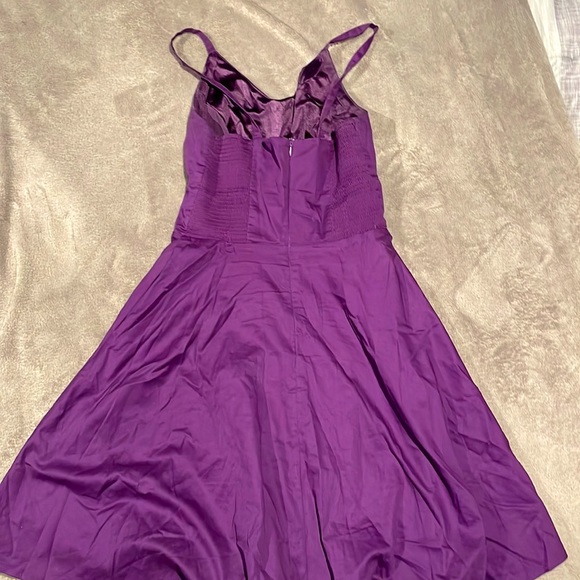 Purple A-Line Dress Small - Picture 2 of 3